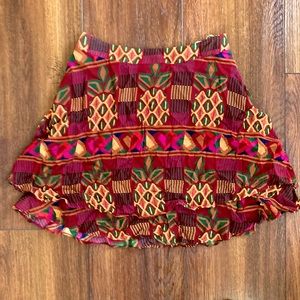 Farm Rio multicolor mini skirt